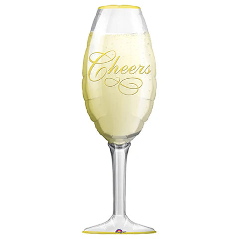 Champagne Glass 40" Foil Balloon