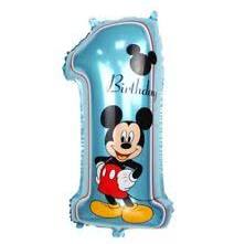 #1 Mickey 30" Foil Balloon