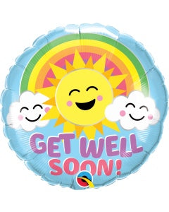 18" Get Well Soon Foil Balloons