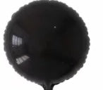 18" Black Sphere Foil Balloon