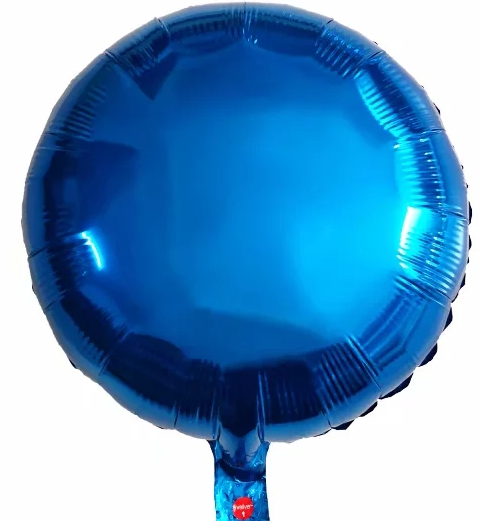 18" Blue Sphere Foil Balloon