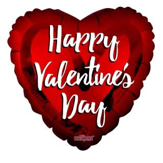 18" Red Valentine Heart