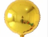 18" Gold Sphere Foil Balloon