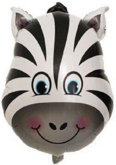 20" Zebra Foil Balloon