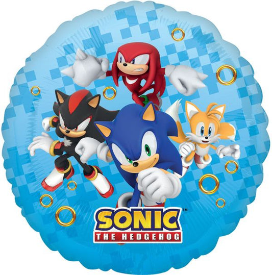 18" Sonic Round Foil Balloon