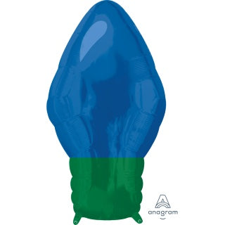 Anagram 22" Blue Chirstmas Bulb