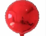 18" Red Sphere Foil Balloon