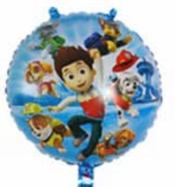 18" Round Paw Patrol Foil Balloon