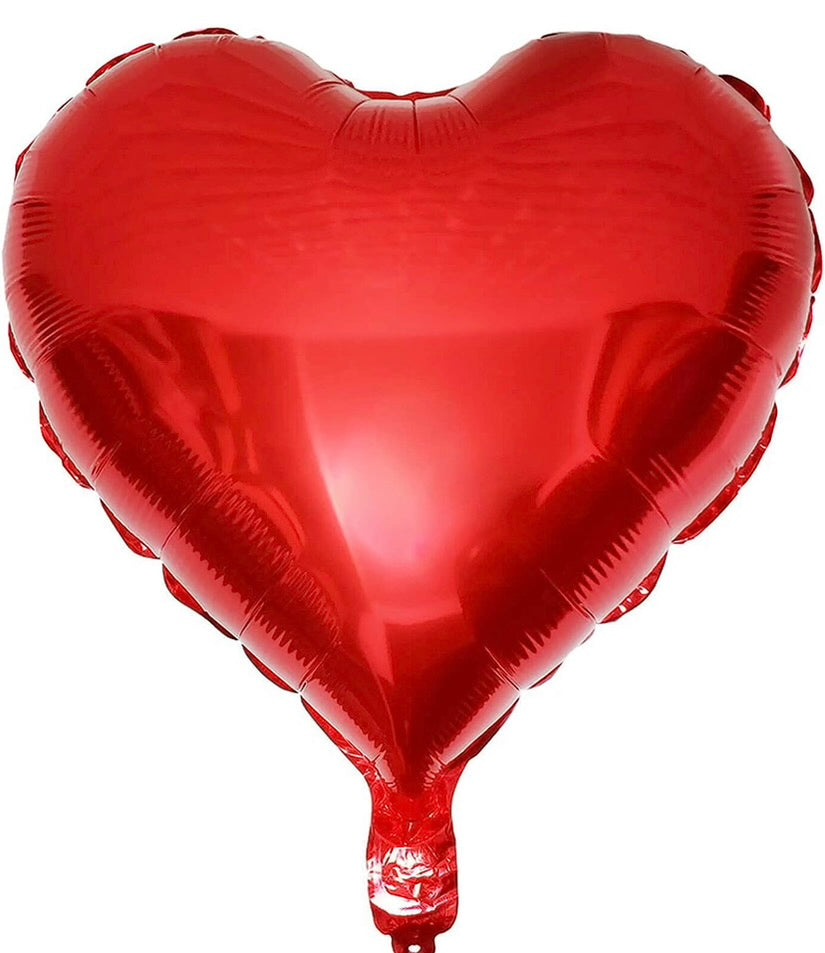 18" Red Heart Foil Balloon