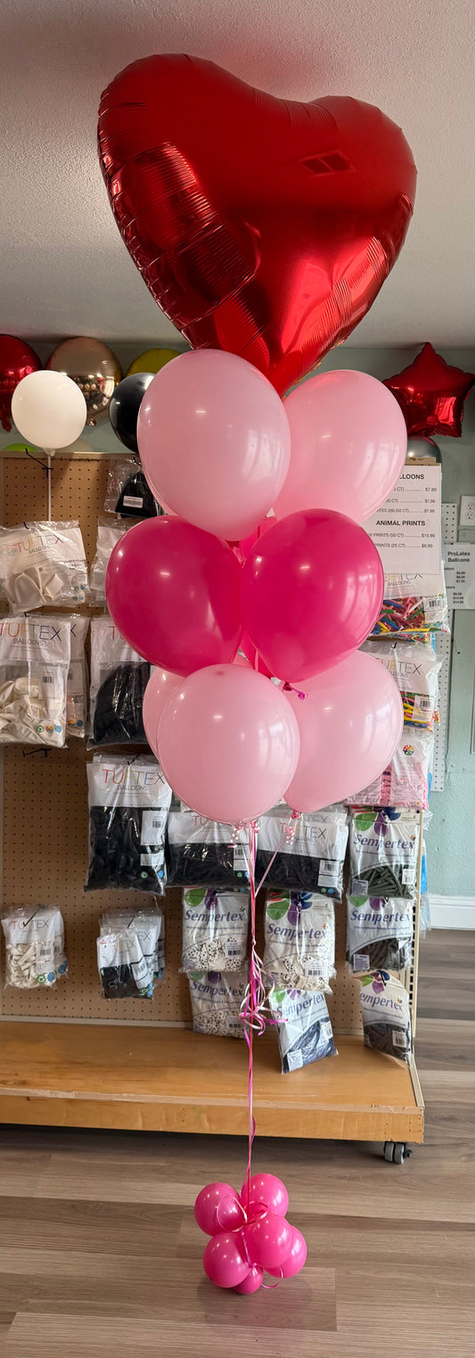 Valentine's Helium Bundle