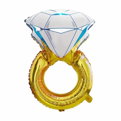 24" Engagement Rign Foil Balloon
