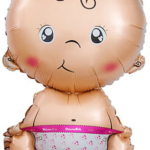 Baby Girl Balloon 30" Foil Balloon