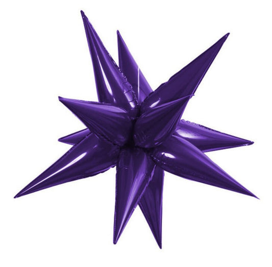 DecoChamp 26" Purple Starburst 1 Ct