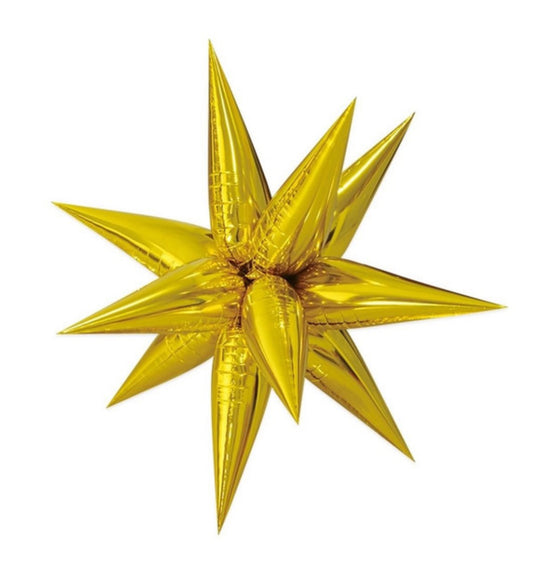 DecoChamp 26" Gold Starburst 1 Ct