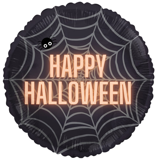 18" Happy Halloween Spoky Foil Balloon