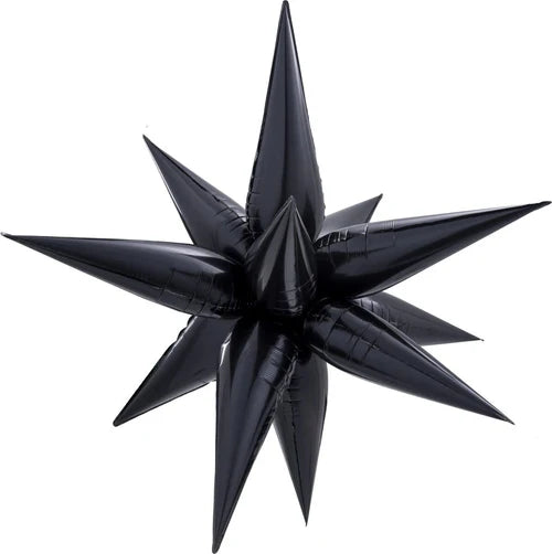 DecoChamp 40" Black Starburst 1 Ct