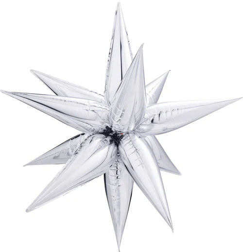 DecoChamp 40" Silver Starburst 1 Ct