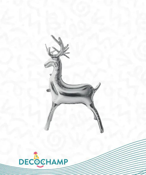 DecoChamp 34" Silver Reindeer 1 Ct