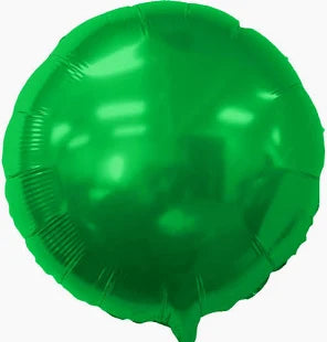 18" Green Circle Foil Balloon