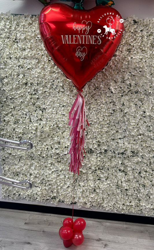 Valentine's Single Red Heart